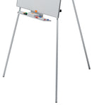 Nobo Classic Nano Clean Tripod Flipchart Easel Magnetic 680x680mm Silver 1901916 - UK BUSINESS SUPPLIES