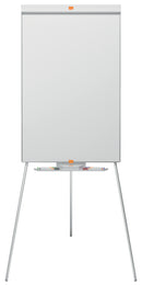 Nobo Classic Nano Clean Tripod Flipchart Easel Magnetic 680x680mm Silver 1901916 - UK BUSINESS SUPPLIES