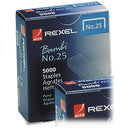 Rexel No. 25 Staples 4mm 25/4 Box 5000 Code 05025 - UK BUSINESS SUPPLIES
