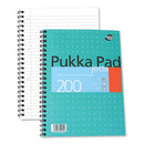 Pukka Pad Ruled Wirebound Metallic Jotta Notebook 200 Pages A5 (Pack of 3) JM021 - UK BUSINESS SUPPLIES