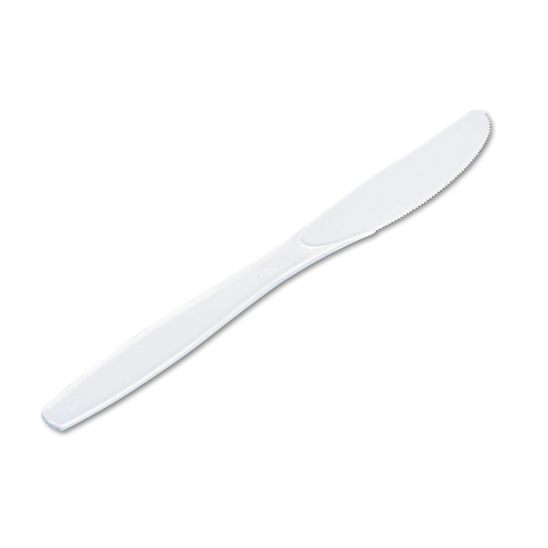 White Disposable Plastic Knives 100's - UK BUSINESS SUPPLIES