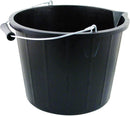 Janit-X Builders, Gardeners Buckets Black 14L Capacity - UK BUSINESS SUPPLIES