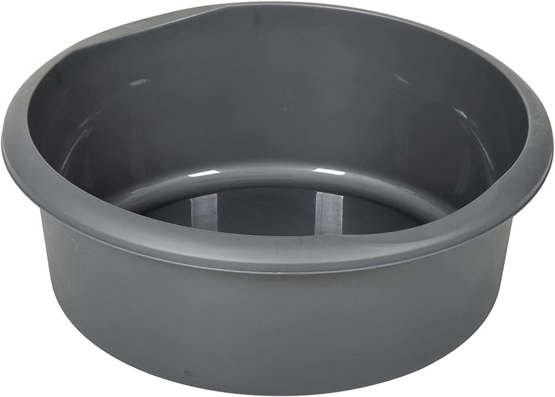 Addis 7.7 Litre Round Bowl Metallic Grey - UK BUSINESS SUPPLIES