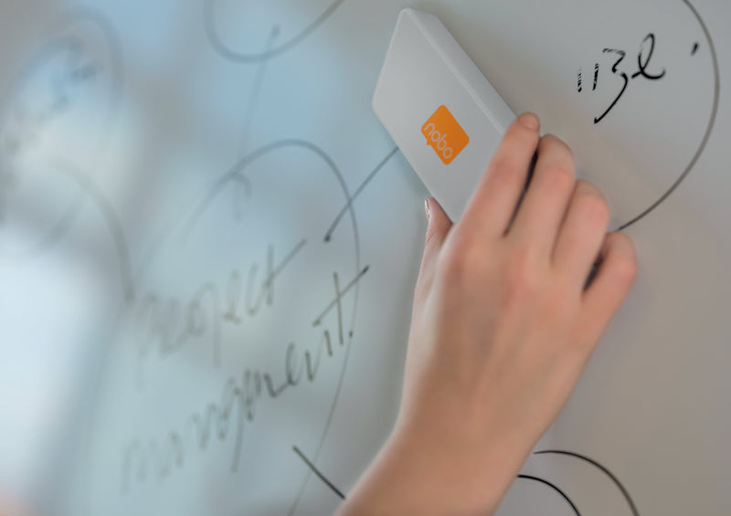 Nobo Magnetic Whiteboard Eraser White 1905325 - UK BUSINESS SUPPLIES