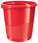 Rexel Choices Waste Bin Plastic Round 14 Litre Red 2115618 - UK BUSINESS SUPPLIES