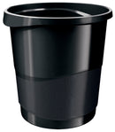 Rexel Choices Waste Bin Plastic Round 14 Litre Black 2115622 - UK BUSINESS SUPPLIES