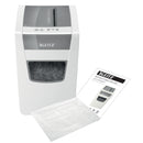 Leitz IQ Slim Home Office Cross Cut Shredder 23 Litre 10 Sheet White 80011000 - UK BUSINESS SUPPLIES