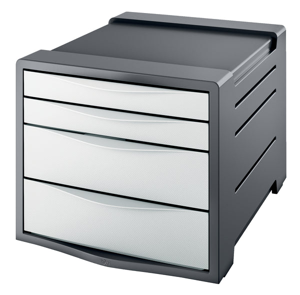 Rexel Choices Drawer Cabinet (Grey/White) 2115608 - UK BUSINESS SUPPLIES