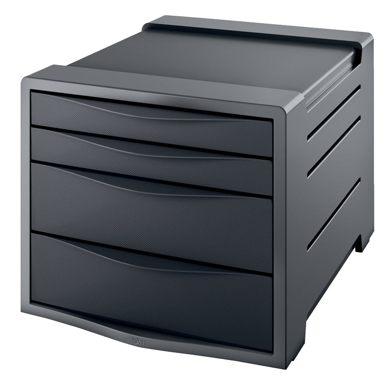 Rexel Choices Drawer Cabinet (Grey/Black) 2115609 - UK BUSINESS SUPPLIES