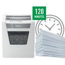 Leitz IQ Office Micro Cut Paper Shredder Security P5 23L White 80021000 - UK BUSINESS SUPPLIES
