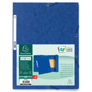 Europa 3 Flap Folder Manilla 240x320mm Elasticated 400gsm Blue (Pack 10) - 55502SE - UK BUSINESS SUPPLIES