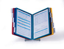 Durable Vario Desk Display System with 10 Panels Assorted Colours 557000 - UK BUSINESS SUPPLIES