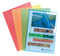 ValueX Cut Flush Folder A4 Grain Polypropylene Assorted (Pack 10) 56119E - UK BUSINESS SUPPLIES