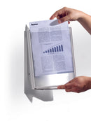 Durable Sherpa Wall Display System with 10 Panels Grey/Black 563122 - UK BUSINESS SUPPLIES