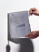 Durable Sherpa Wall Display System with 10 Panels Grey/Black 563122 - UK BUSINESS SUPPLIES