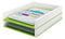 Leitz WOW Dual Colour Letter Tray A4/Foolscap Portrait White/Green 53611054 - UK BUSINESS SUPPLIES