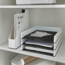 Leitz WOW Magazine File Dual Colour White/Black 53621095 - UK BUSINESS SUPPLIES