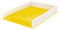 Leitz WOW Letter Tray Dual Colour White/Yellow 53611016 - UK BUSINESS SUPPLIES