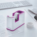 Leitz WOW Tape Dispenser White/Purple 53641062 - UK BUSINESS SUPPLIES