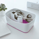 Leitz WOW Tape Dispenser White/Purple 53641062 - UK BUSINESS SUPPLIES