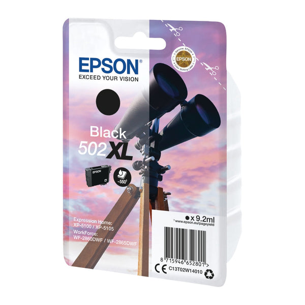 Epson Singlepack 502XL Ink Black C13T02W14010 - UK BUSINESS SUPPLIES