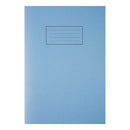 Silvine Exercise Book Plain 75gsm 80 Pages A4 Blue Ref EX114 [Pack 10] - UK BUSINESS SUPPLIES
