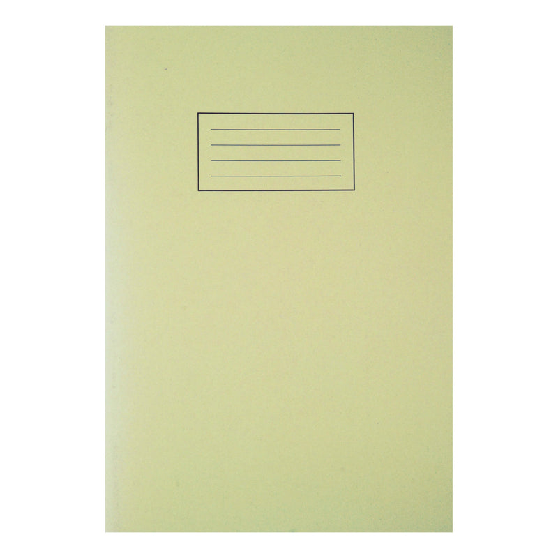 Silvine Exercise Book Ruled and Margin 80 Pages A4 Green Ref EX110 (Pack 10) - UK BUSINESS SUPPLIES