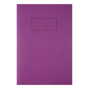 Silvine Exercise Book Ruled and Margin 80 Pages A4 Purple Ref EX111 (Pack 10) - UK BUSINESS SUPPLIES