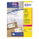 Avery Ultragrip Laser Labels 63.5x38.1mm Wht (Pack of 10500) L7160-500 - UK BUSINESS SUPPLIES