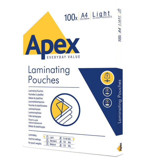ValueX Laminating Pouch A4 2x75 Micron Gloss (Pack 100) 6003201 - UK BUSINESS SUPPLIES