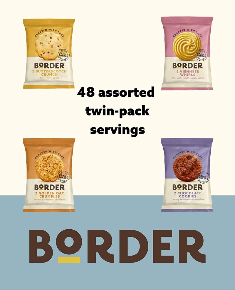 Border Biscuits 48 Luxury Mini Packs (4 Varieties) - UK BUSINESS SUPPLIES