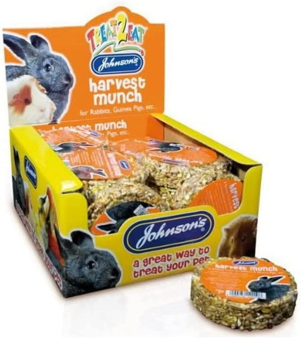 Johnson's Vet Treat 2 Eat Harvest Munch for Rabbits {6 Pack} - UK BUSINESS SUPPLIES