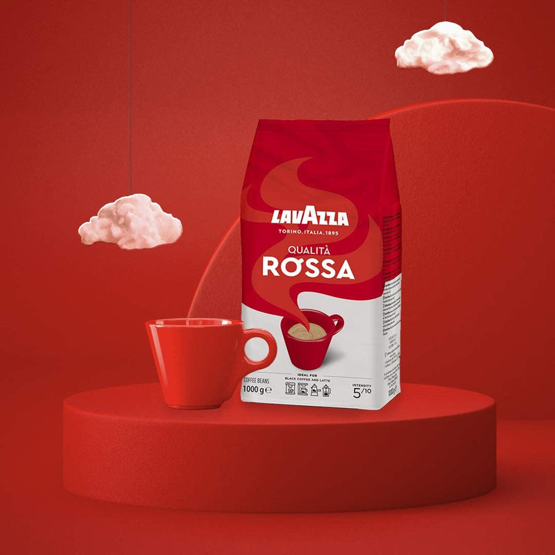 Lavazza Qualita Rossa Coffee Beans 1kg - UK BUSINESS SUPPLIES