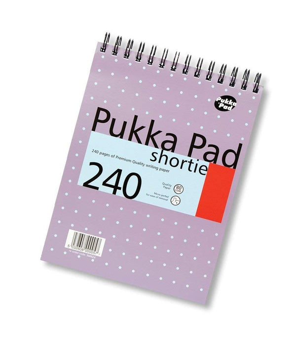 Pukka Pads A5 Shortie Wirebound Writing Pad 80gsm - UK BUSINESS SUPPLIES