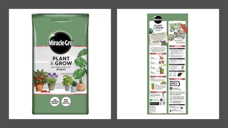 Miracle-Gro Plant & Grow Lightweight All Plant Compost 6L - UK BUSINESS SUPPLIES