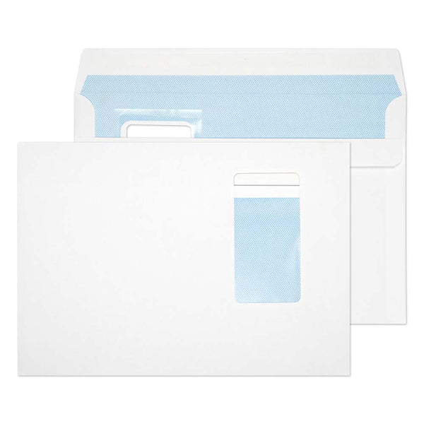 Blake Purely Everyday Wallet Envelope C5 Self Seal Window 100gsm White (Pack 500) - 6805PW - UK BUSINESS SUPPLIES