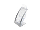 Deflecto Literature Holder 3 Tier DL Portrait Silver - 693645 - UK BUSINESS SUPPLIES
