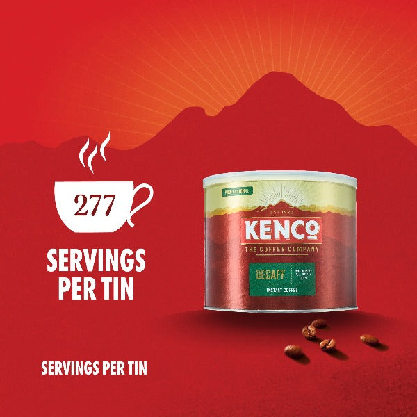 Kenco Decaffeinated Instant Coffee 500g Tin - UK BUSINESS SUPPLIES