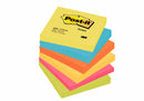 Post-it Notes 76 mm x 76 mm Energetic Colours (Pack 6) 7100183441 - UK BUSINESS SUPPLIES