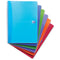 Oxford Office Notebook Twin Wirebound Plastic Ruled 180pp 90gsm A4 Bright Assorted Pack 5 Code N002932 - UK BUSINESS SUPPLIES