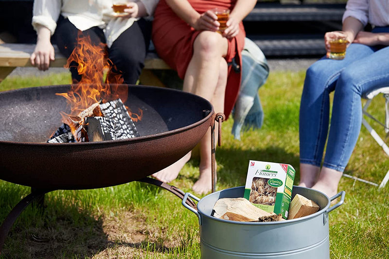 Flamers 50's Natural Stove-Barbecue BBQ or Firelighters New Larger 50-500Pack - UK BUSINESS SUPPLIES