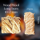 Flamers 50's Natural Stove-Barbecue BBQ or Firelighters New Larger 50-500Pack - UK BUSINESS SUPPLIES