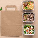 Durakraft Paper Bags with Handles x 250 {Medium Brown} - UK BUSINESS SUPPLIES