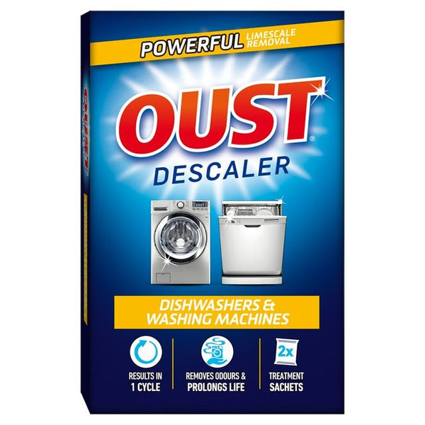 Oust Dishwasher & Washing Machine Cleaner 2 x 75g - UK BUSINESS SUPPLIES
