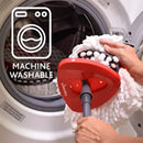 VILEDA Turbo EasyWring & Clean Complete Set Mop with Bucket and Power Spinner Plus 5x Replacement Head Turbo - UK BUSINESS SUPPLIES