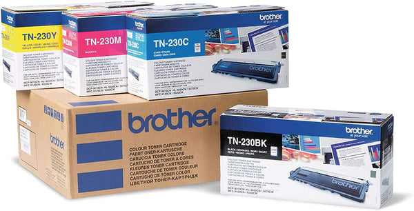 Brother TN-230 C/M/Y/K Toner Cartridge Bundle to fit HL-3040CN Colour Laser Printer - UK BUSINESS SUPPLIES