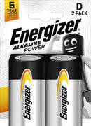 Energizer LR20 D Mono Alkaline Power Battery (Pack of 2) - UK BUSINESS SUPPLIES