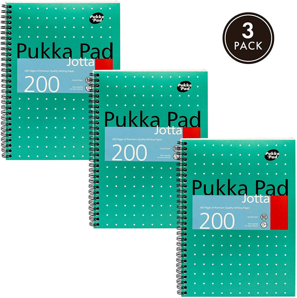 Pukka Pads Metallic Green Jotta B5 Notebook 8520-MET - UK BUSINESS SUPPLIES