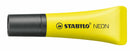 STABILO NEON Highlighter Chisel Tip 2-5mm Line Yellow (Pack 10) - 72/24 - UK BUSINESS SUPPLIES