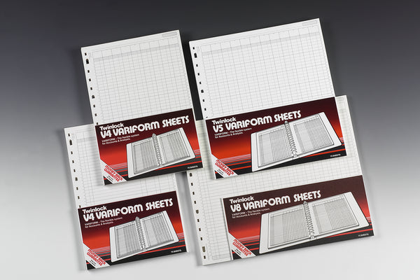 Twinlock V4 Variform 6 Column Cash Sheets (Pack 75) 75932 - UK BUSINESS SUPPLIES